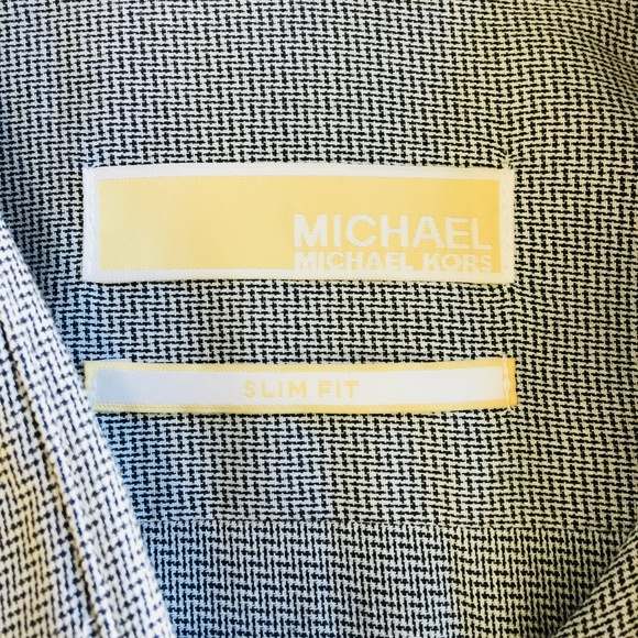 Michael Kors shirt men's grey slim fit - Picture 6 of 8
